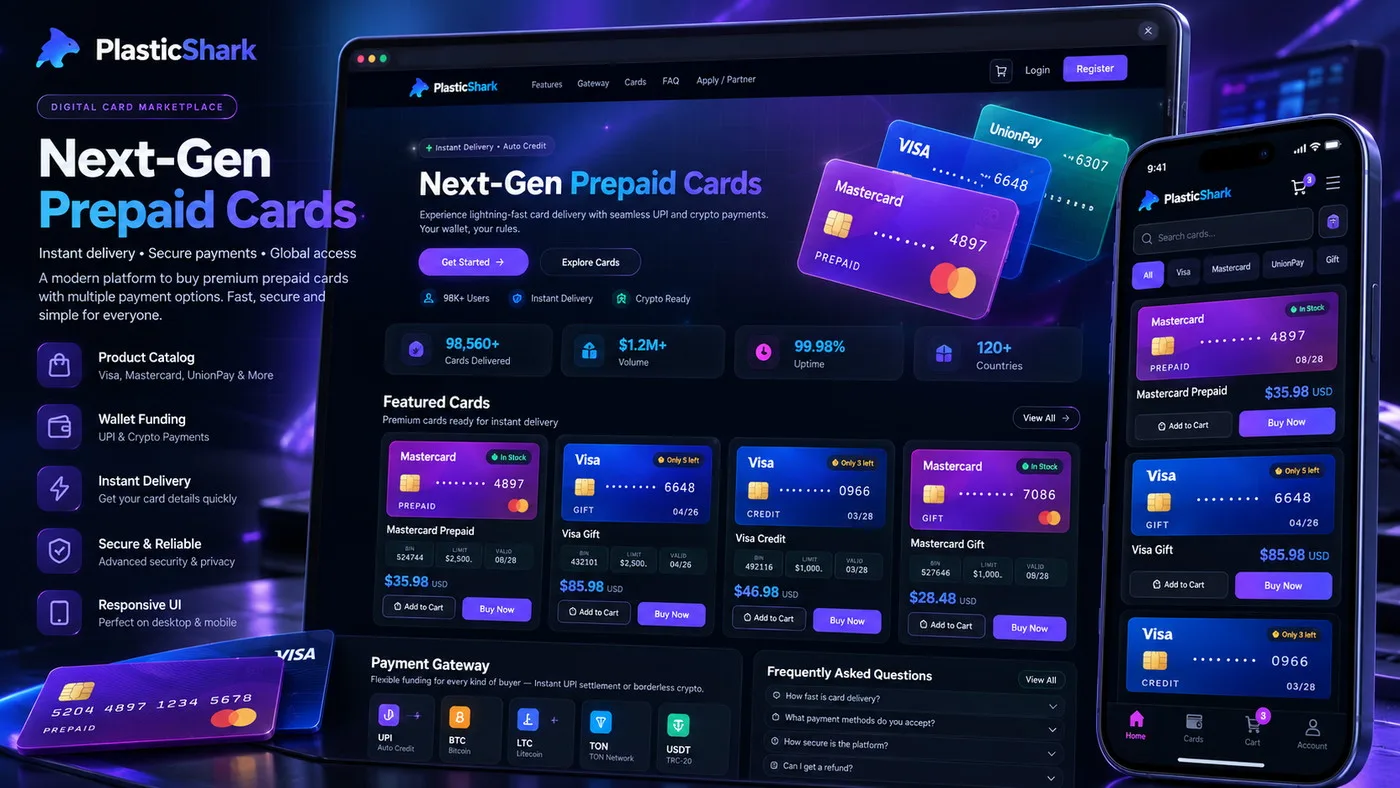 PlasticShark — Prepaid Card Marketplace