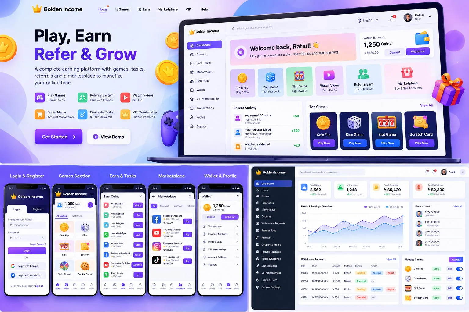 Golden Income Platform